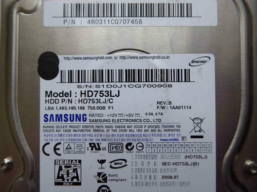 Samsung hd753lj p - hd753lj, /