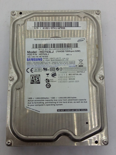 Samsung sata festplatte 750gb - sata,