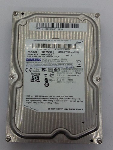 Samsung 750gb sata festplatte - ,
