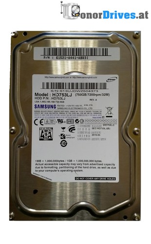Samsung hd753lj 750 gb - -,