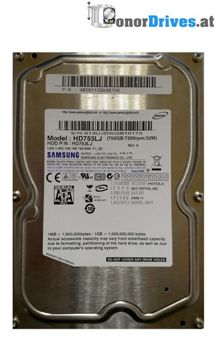Samsung hd753lj 750gb - 750gb,